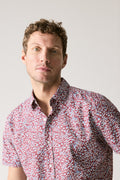 Regular Fit Spring Foliage Short Sleeve Shirt