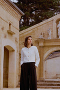 Cotton Textured Cropped Jacket