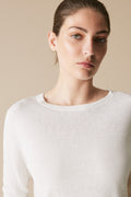 Silk Linen Fine Knit Pullover