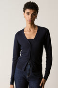 Silk Linen Fine Knit Cardigan