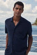 Cotton Linen Knit Shirt