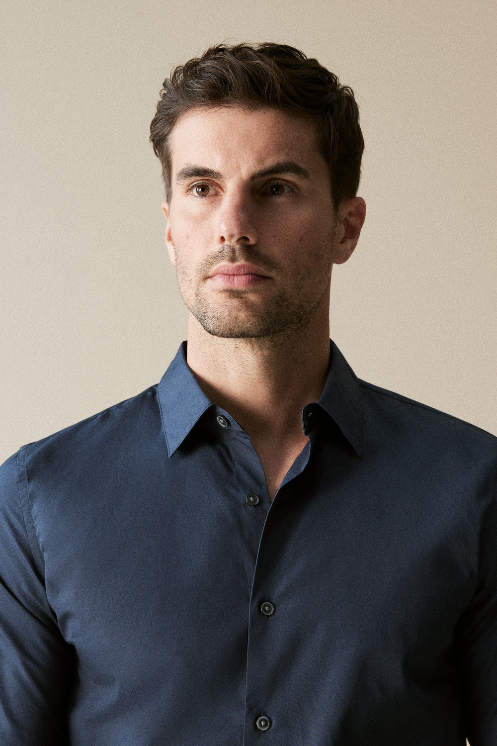 Tailored Fit Poplin Smart Shirt