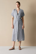 Linen Button Through Kaftan