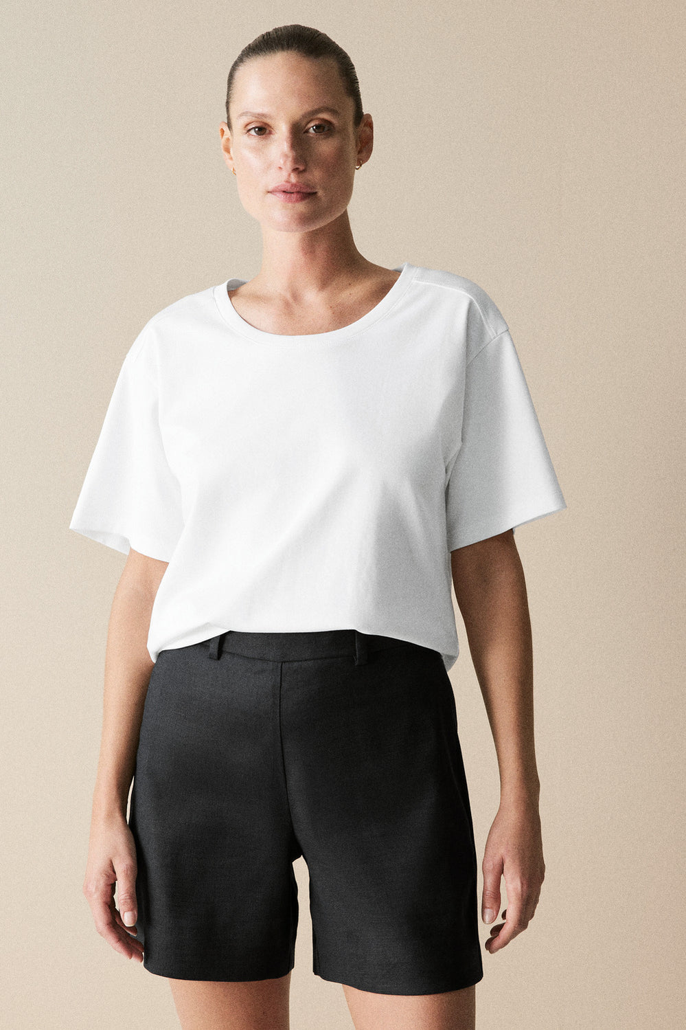 Cotton Boxy Short Sleeve T-Shirt