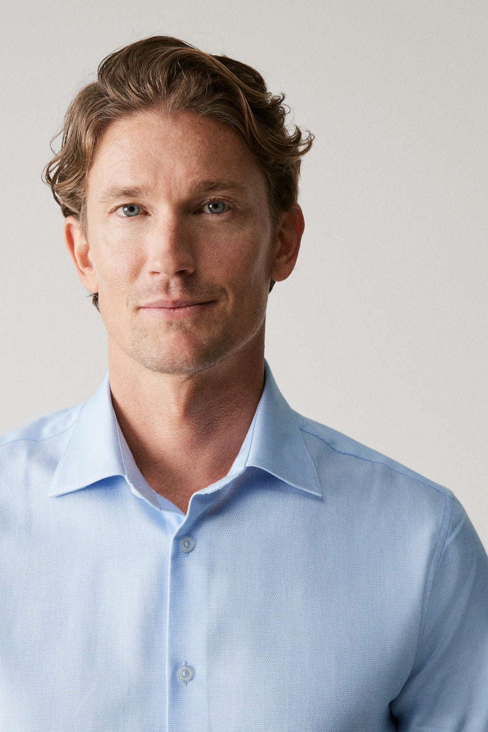 Tailored Fit Cotton Textured Shirt