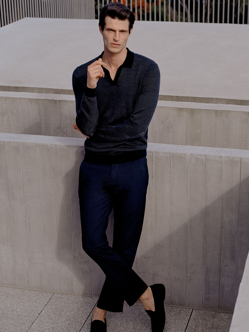 Stretch Wool Relaxed Pant