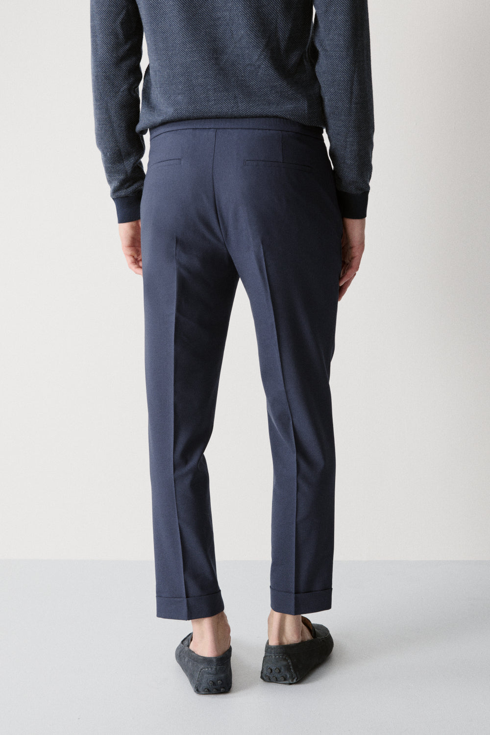 Stretch Wool Relaxed Pant