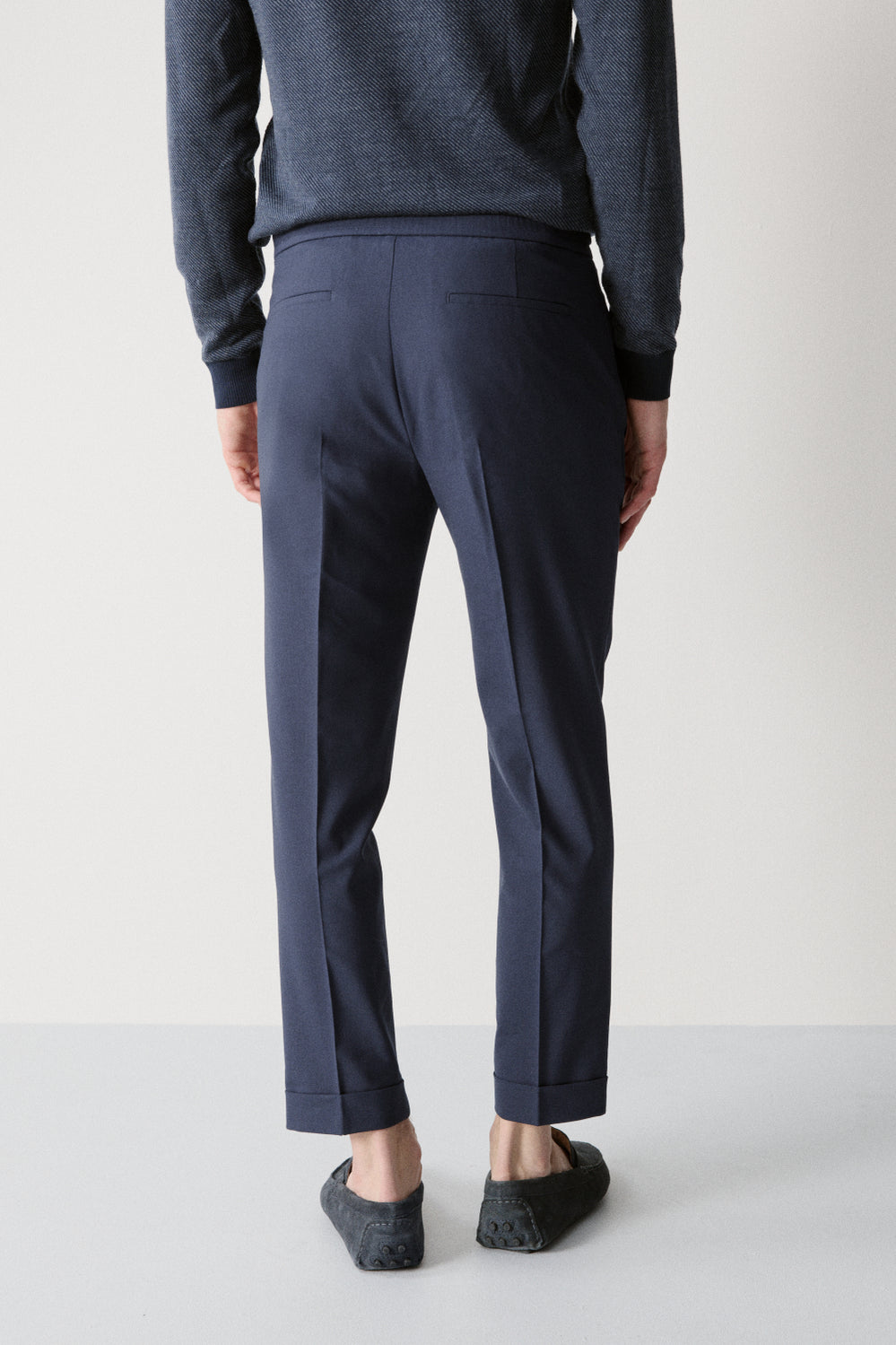 Stretch Wool Relaxed Pant