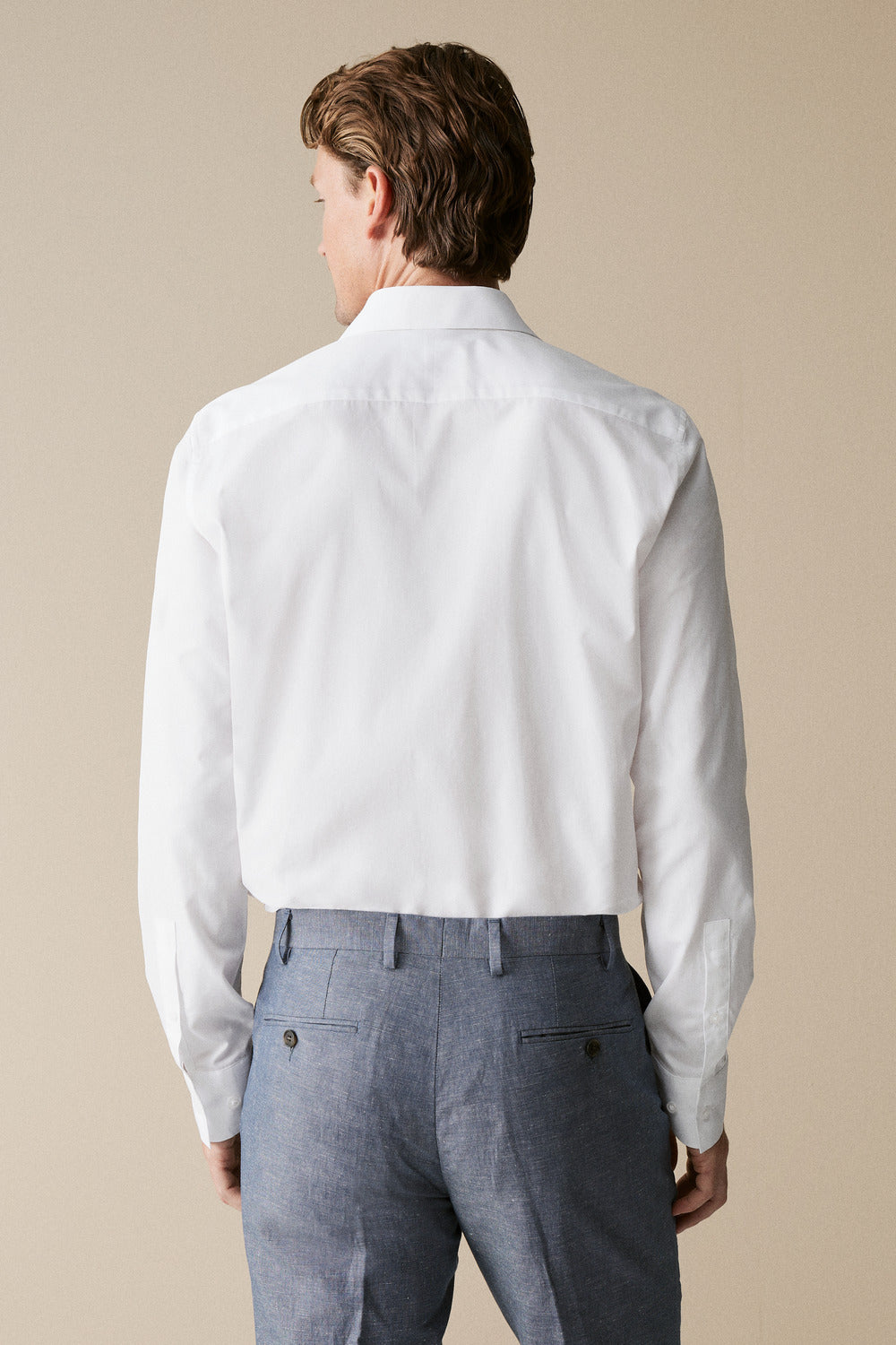 Tailored Fit Italian Cotton Poplin Shirt