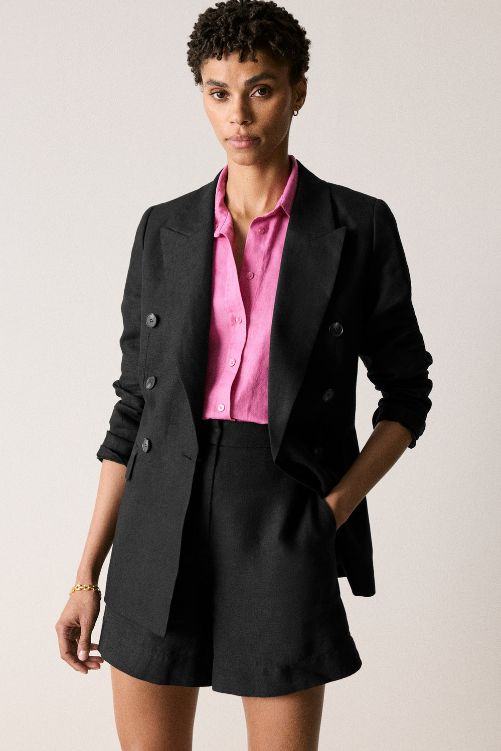 Linen Slim Fit Blazer