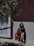 Leather Pocketed Classic Coat