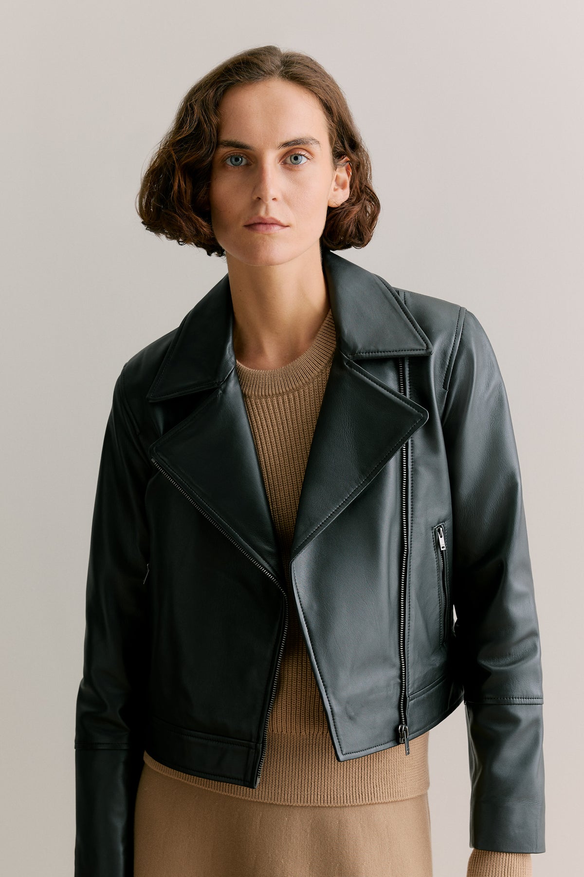 Leather Biker Jacket