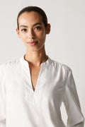 Cotton Modal Half Placket Blouse