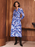 Modal Watercolour Floral Shirt Dress