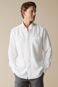 Regular Fit Linen Long Sleeve Shirt