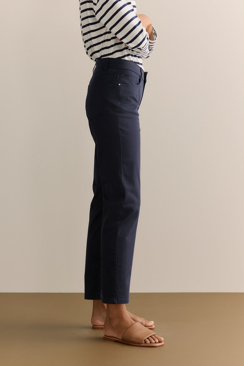 Sateen Modern Straight Leg Jean