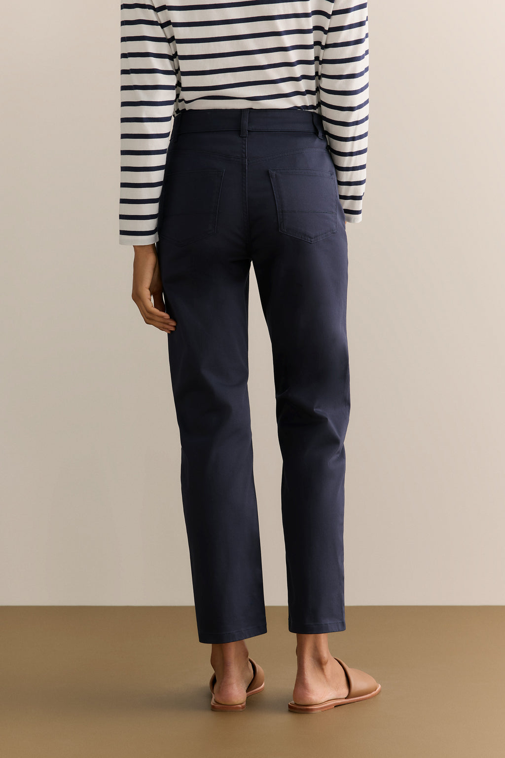 Sateen Modern Straight Leg Jean