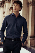 Tailored Fit Micro Jacquard Shirt