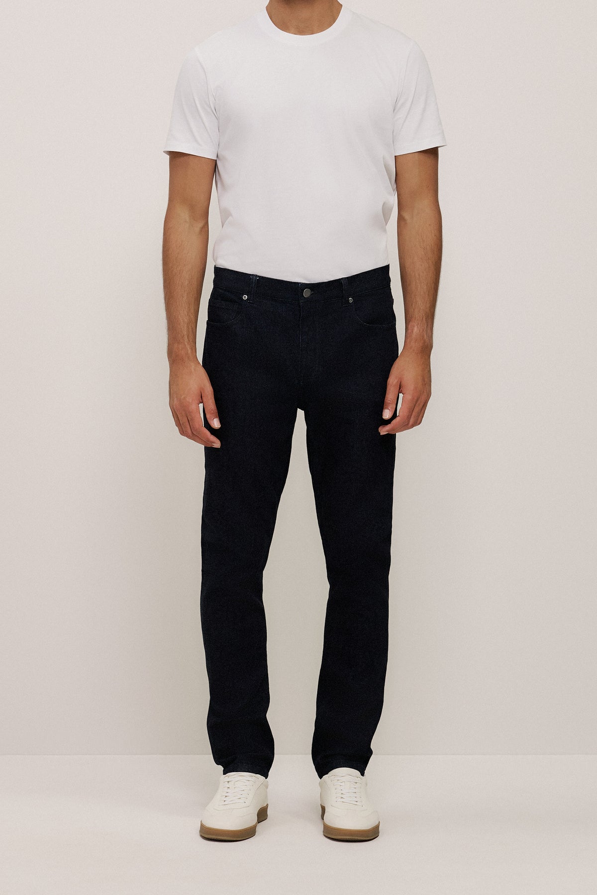 Relaxed Fit Dark Wash Jean