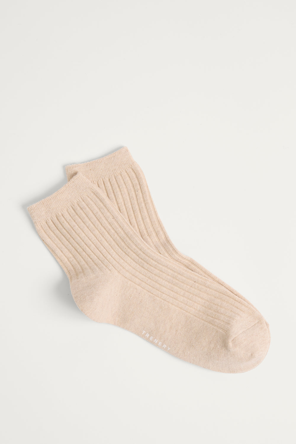 Ribbed 3/4 Crew Sock