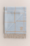 Wool Check Reversible Scarf