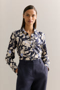 Linen Floral Classic Shirt