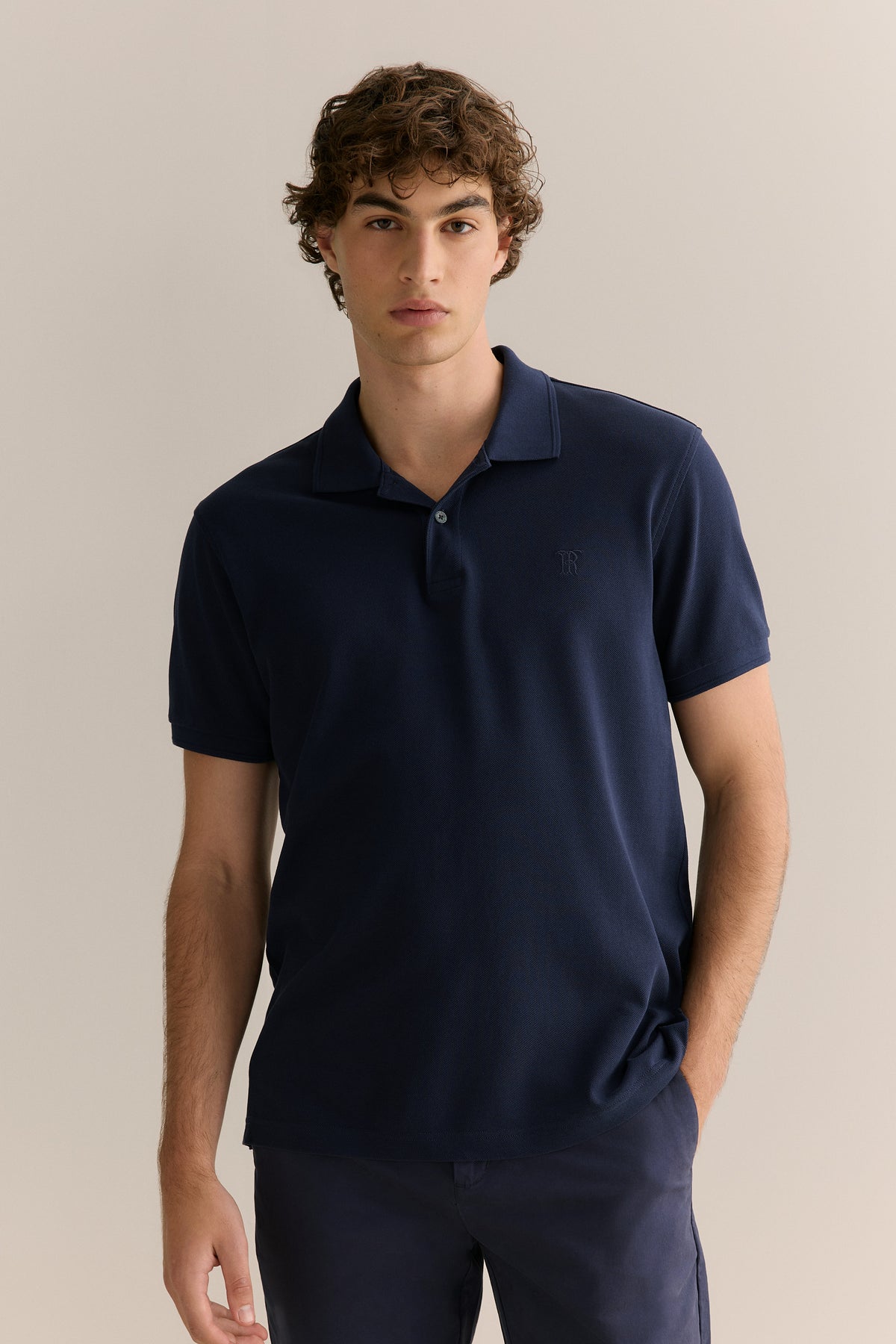 Classic Pique Monogram Polo