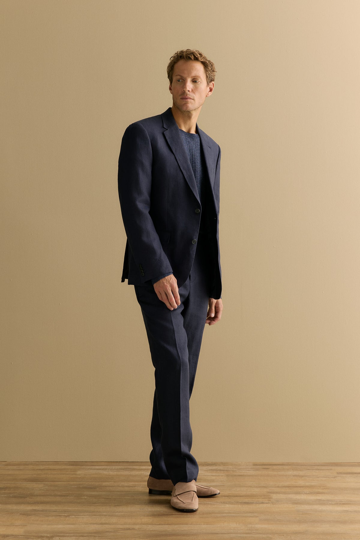 Regular Fit Belgian Linen Blazer