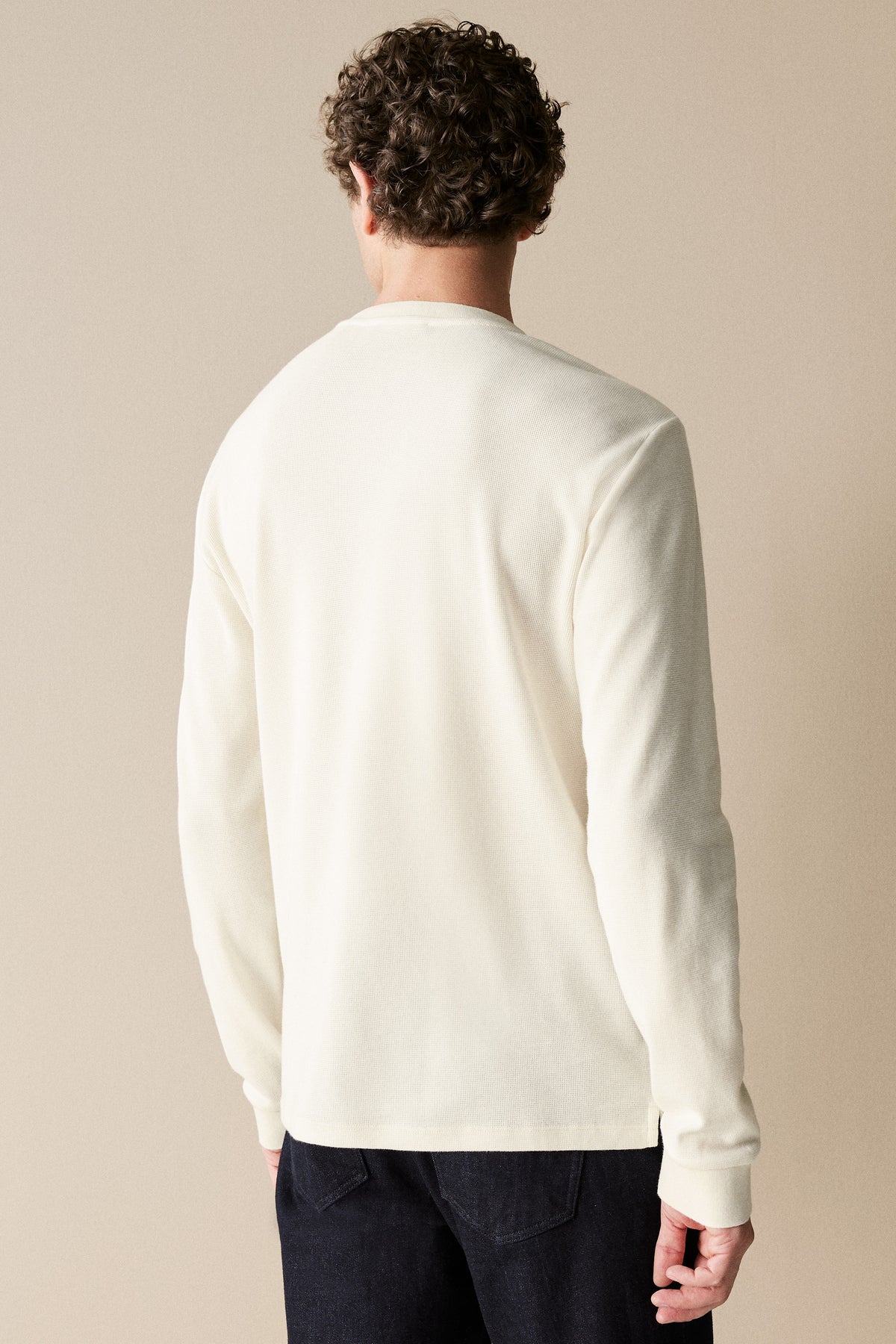 Cotton Waffle Henley
