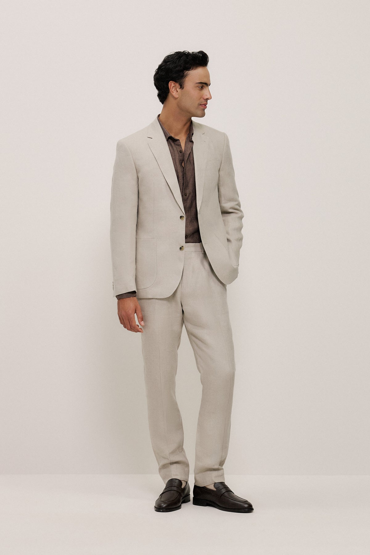 Regular Fit Belgian Linen Blazer