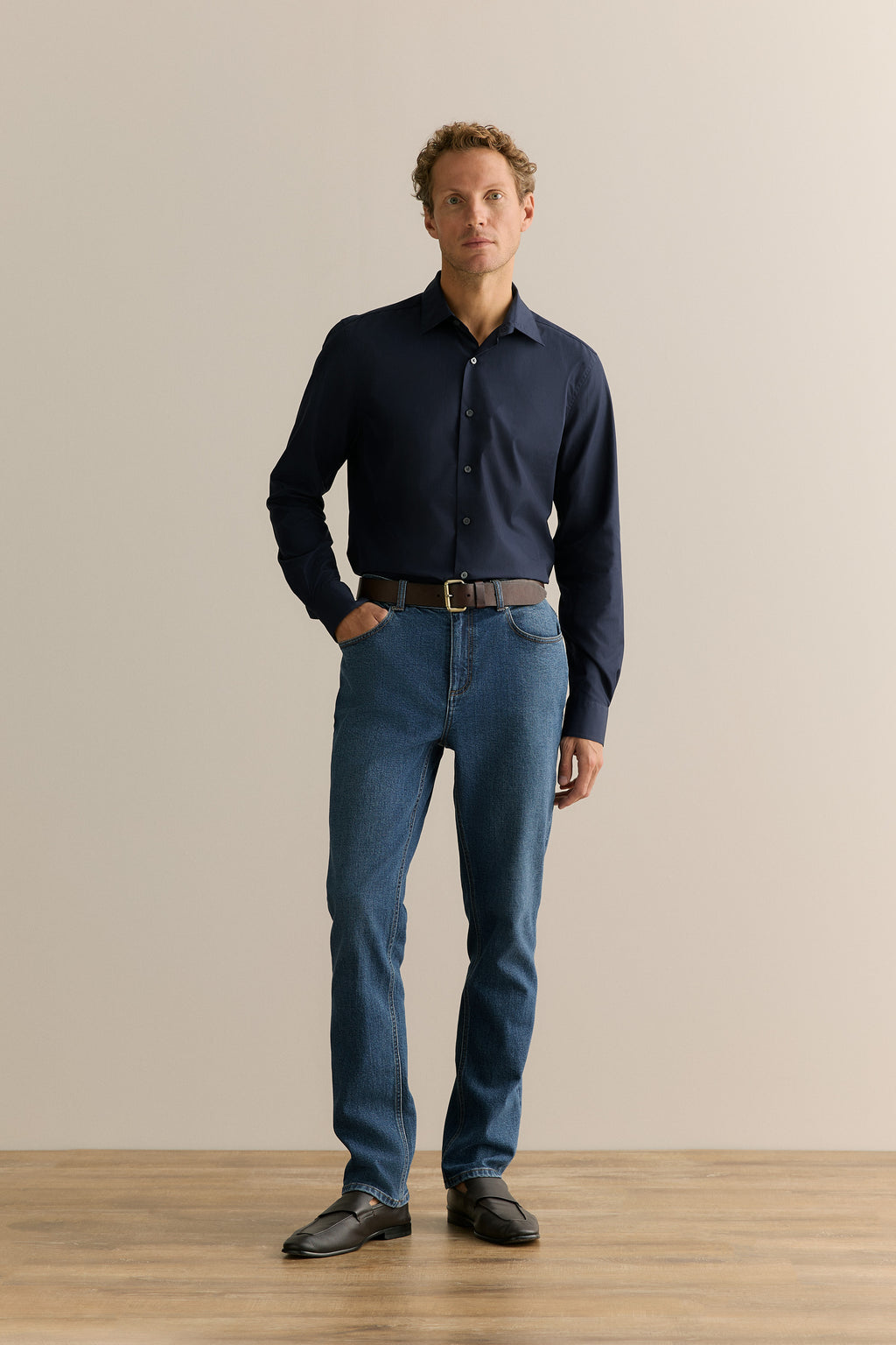 Tailored Fit Poplin Smart Shirt