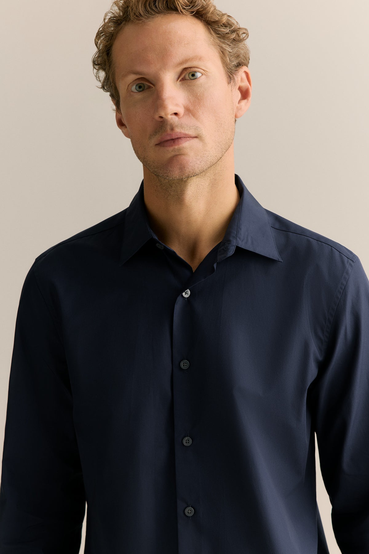 Tailored Fit Poplin Smart Shirt