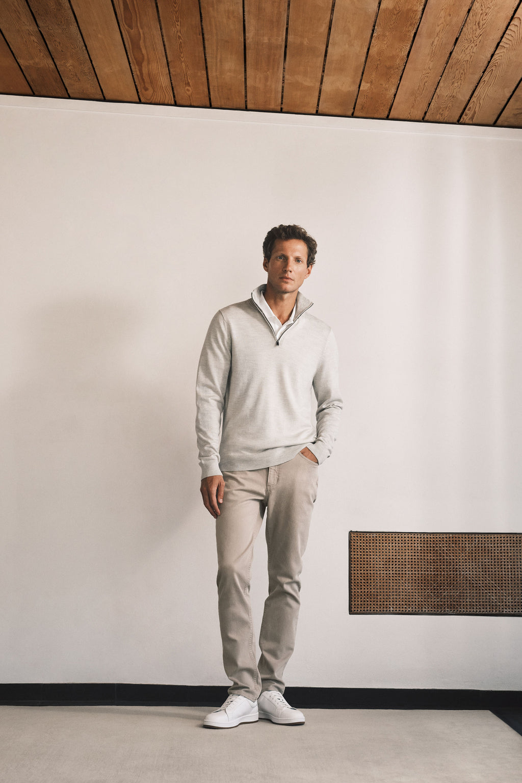 Garment Dyed Cotton Five Pocket Pant