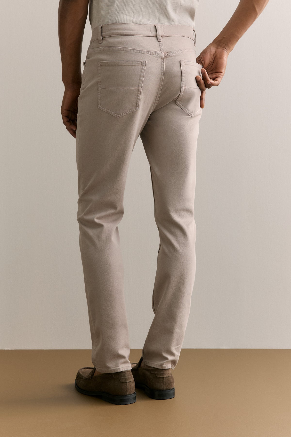 Garment Dyed Cotton Five Pocket Pant