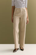 Garment Dyed Wide Leg Jean