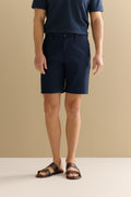 Cotton Dobby Longline Short