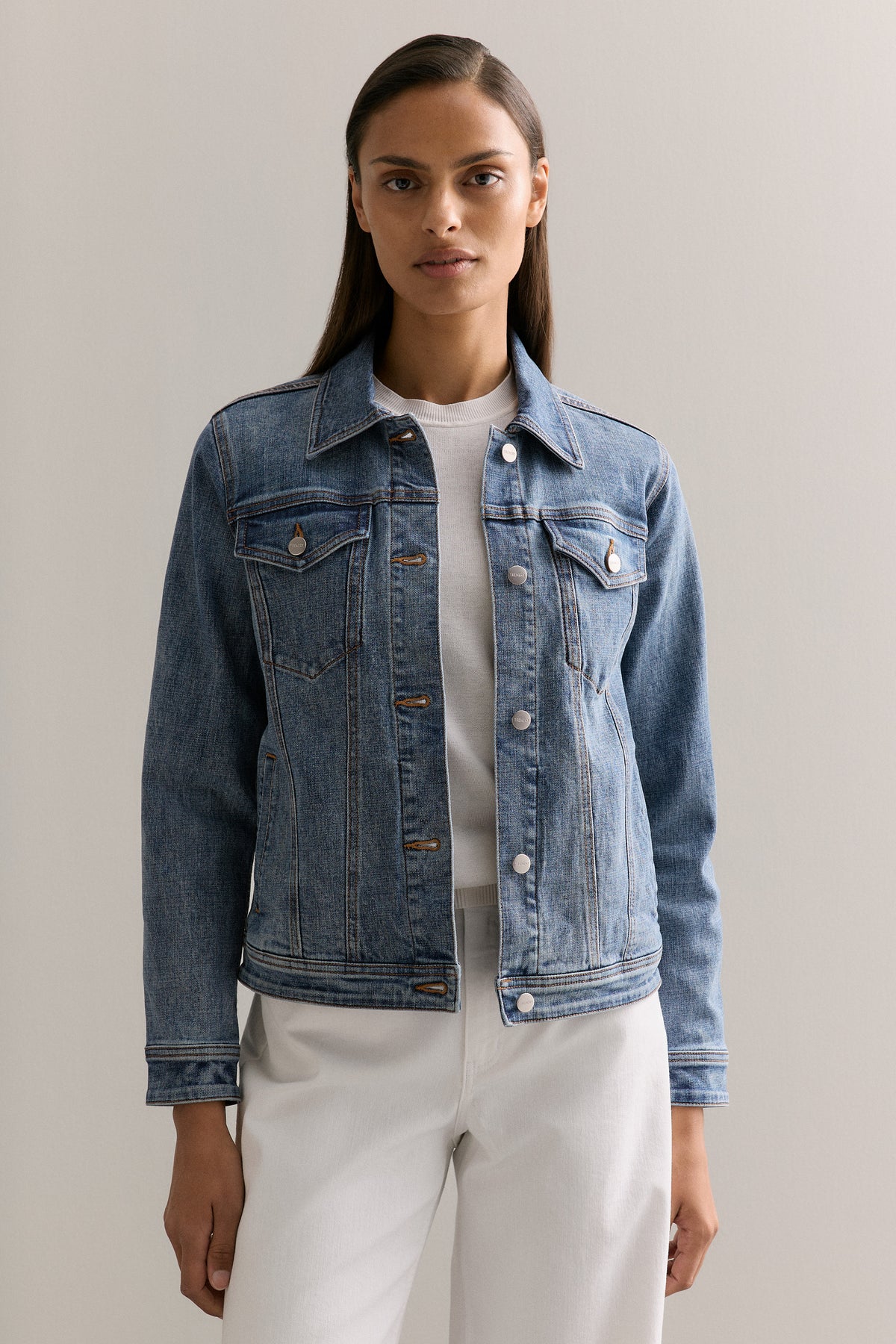 Cotton Blend Classic Denim Jacket