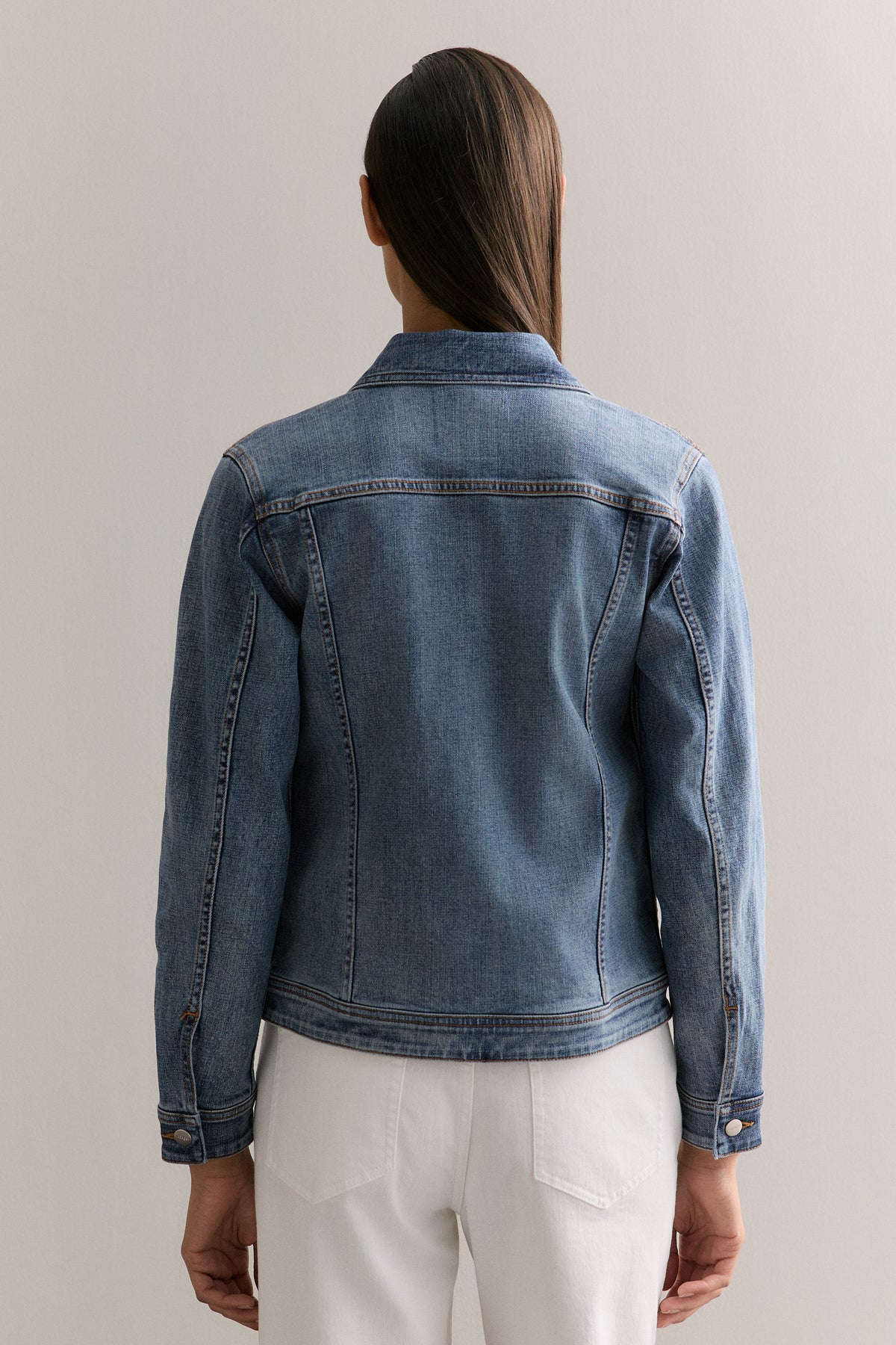 Cotton Blend Classic Denim Jacket