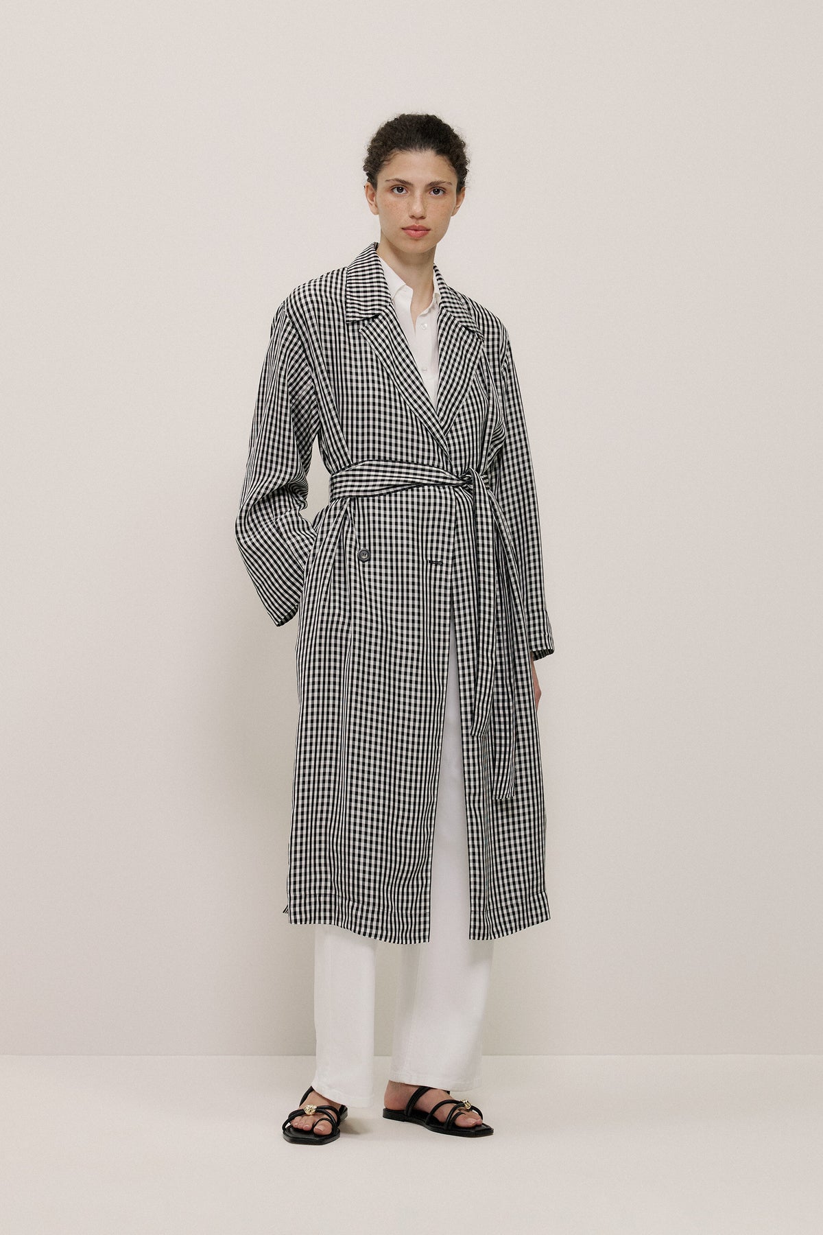 Silk Concealed Placket Shirt