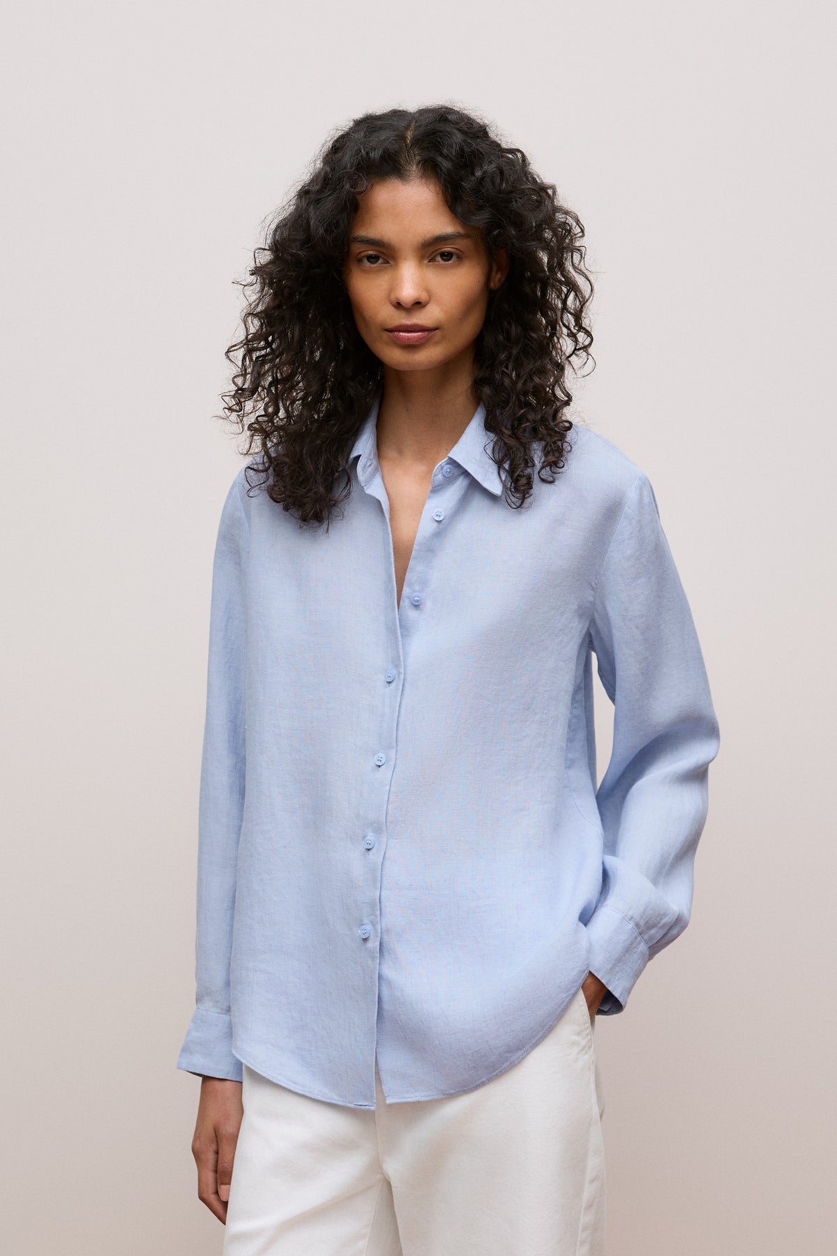Delave Linen Long Sleeve Shirt