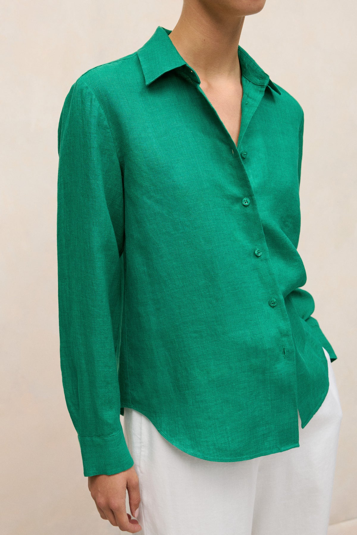 Delave Linen Long Sleeve Shirt
