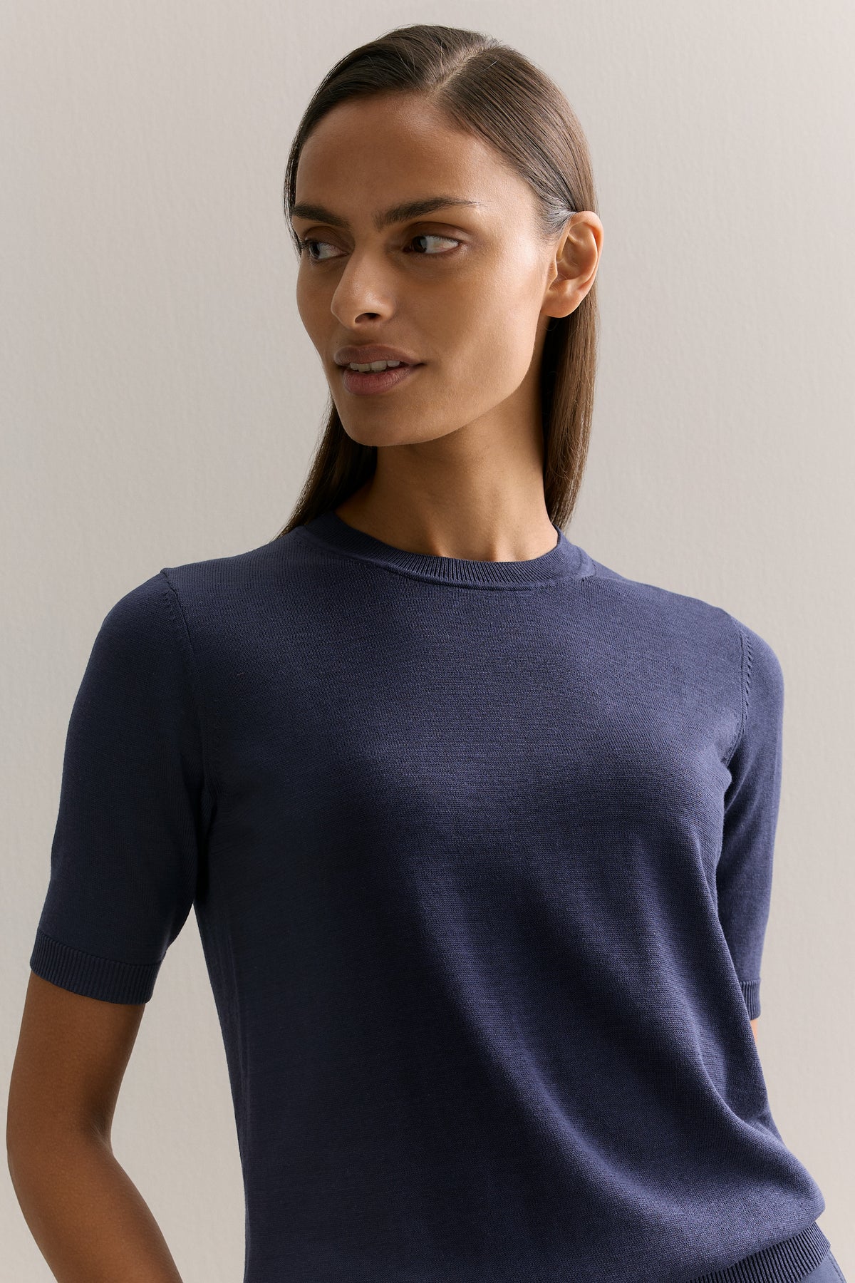 Silk Linen Luxury Blend T-Shirt