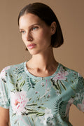 Pima Cotton Floral T-Shirt
