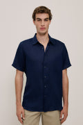 Regular Fit Linen Short Sleeve Shirt