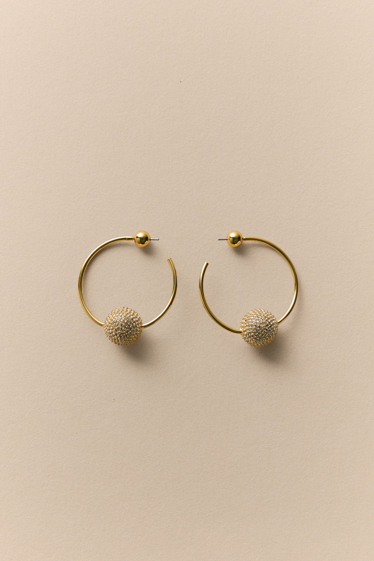 Eloise Crystal Hoop Earrings