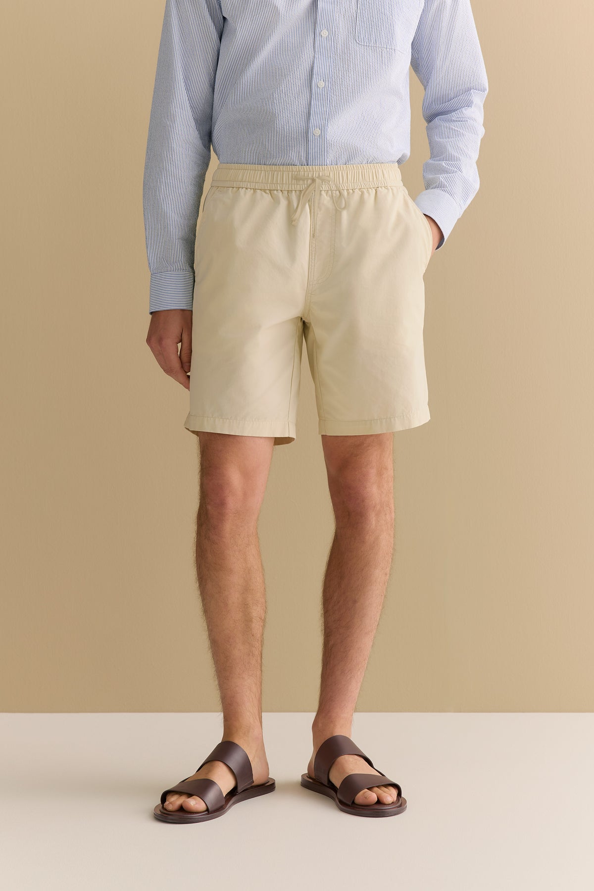 Cotton Twill Pull On Short