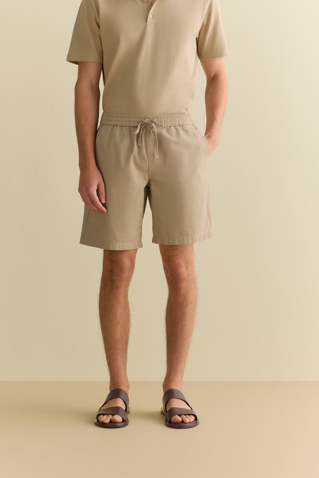 Cotton Twill Pull On Short
