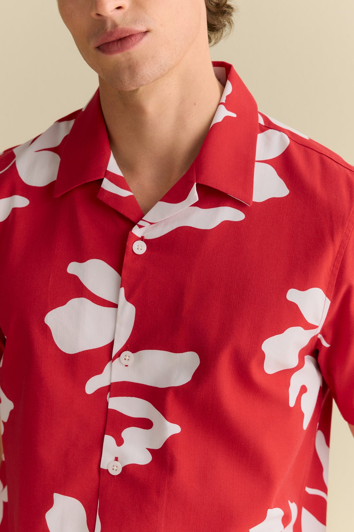 Palm Leaf Short Sleeve Shirt