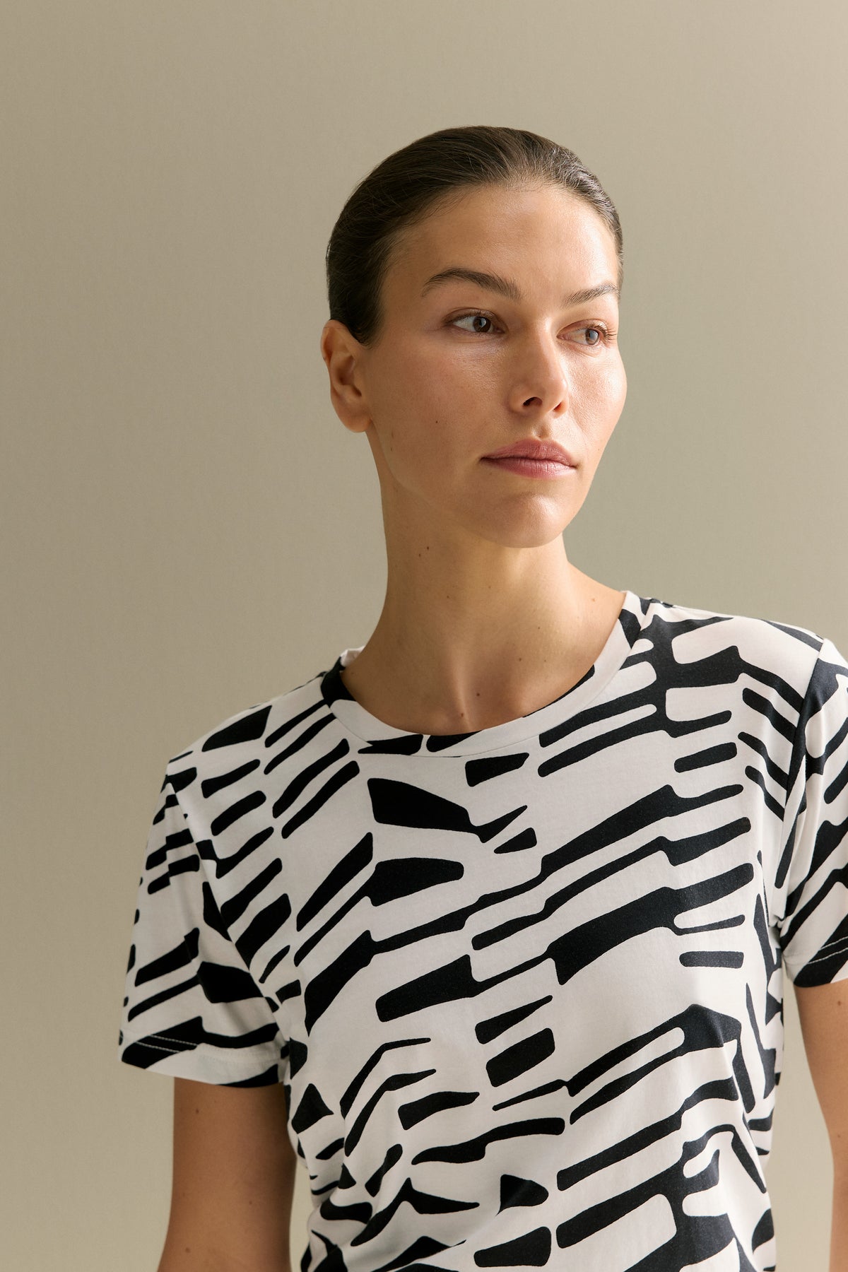 Cotton Bold Geo T-Shirt