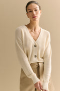 Linen Cotton Relaxed Cardigan